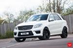 Mercedes-AMG ML63 on Vossen Wheels (CV3R) 2017 года